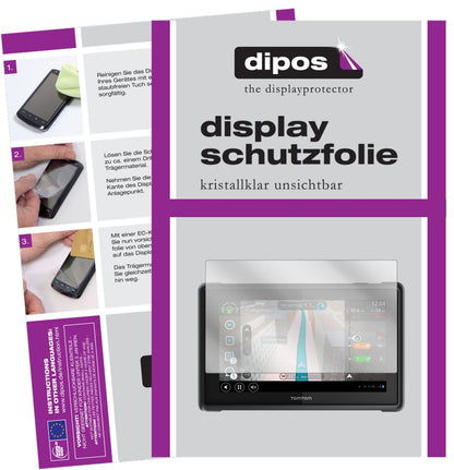 3x Schutzfolie klar für TomTom Pro 8275 Truck Disp (1)
