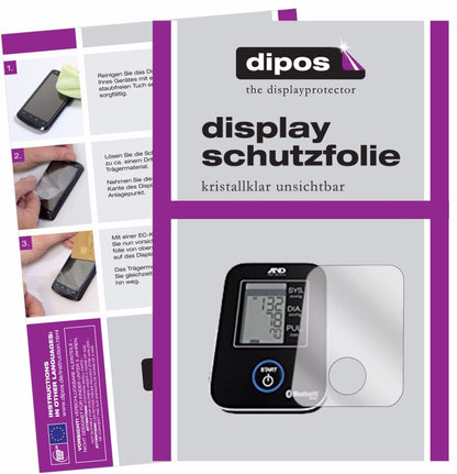 3x Schutzfolie klar für A&D Medical UA-651 BLE Dis (1)