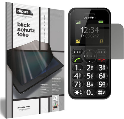 Blickschutzfolie für bea-fon SL150 matt Schutzfoli (1)