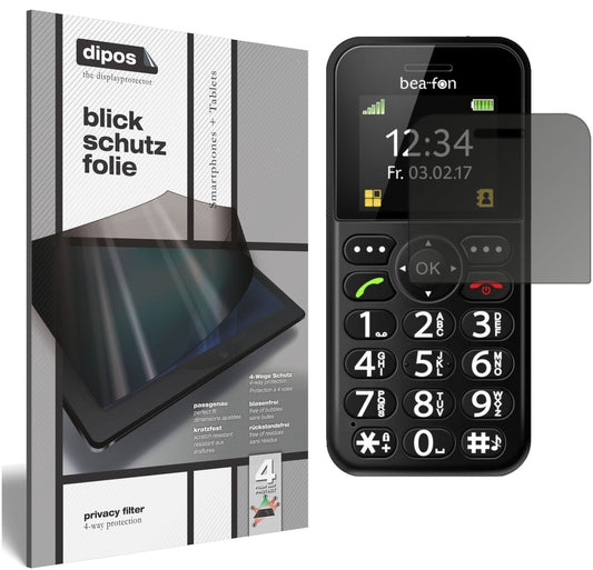 Blickschutzfolie für bea-fon SL150 matt Schutzfoli (1)
