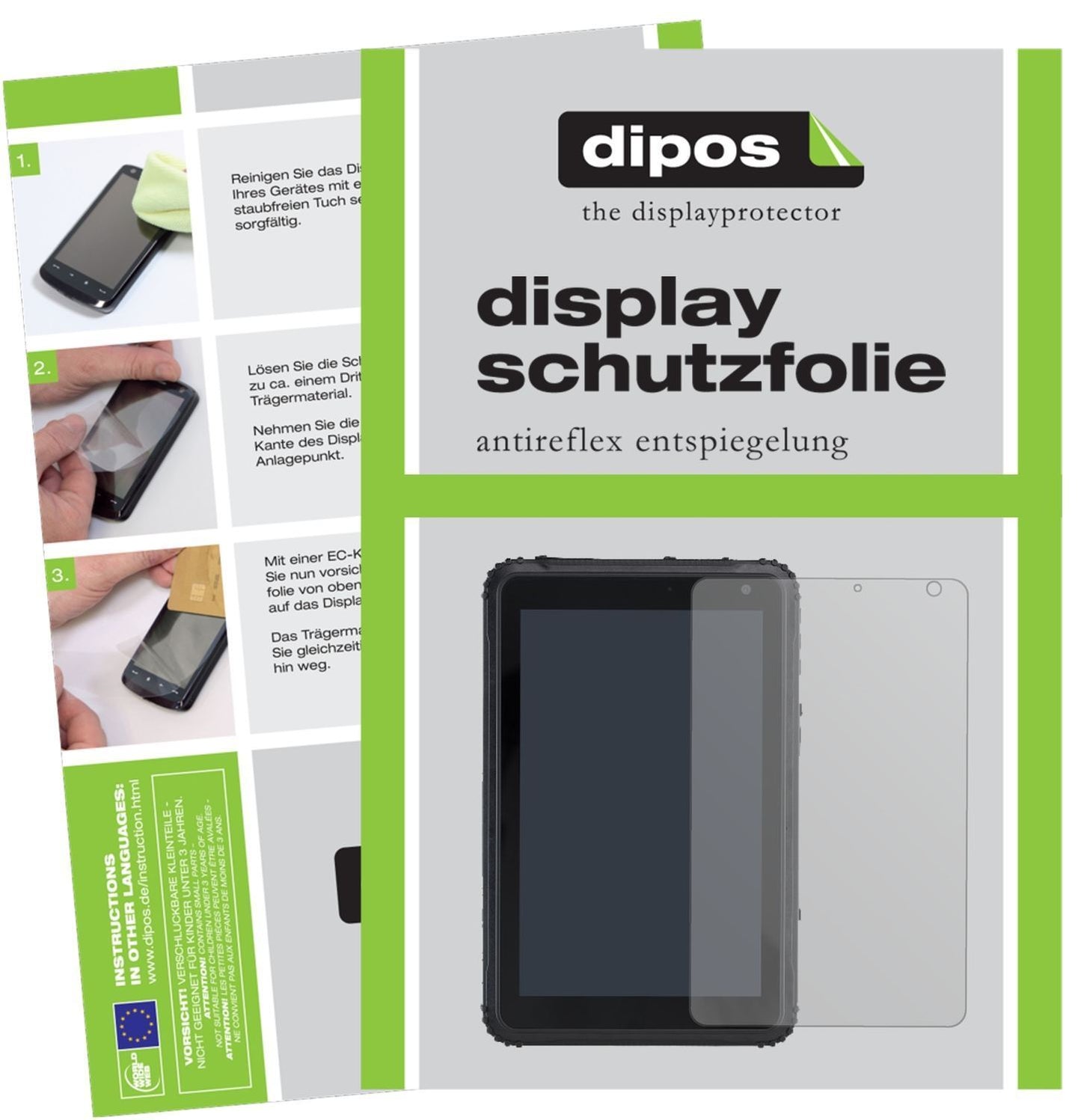 2x Schutzfolie matt für Caterpillar T20 Display-Sc (1)