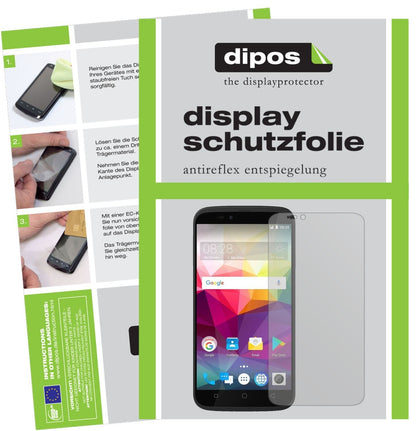 6x Schutzfolie matt für Coolpad Splatter Display-S (1)