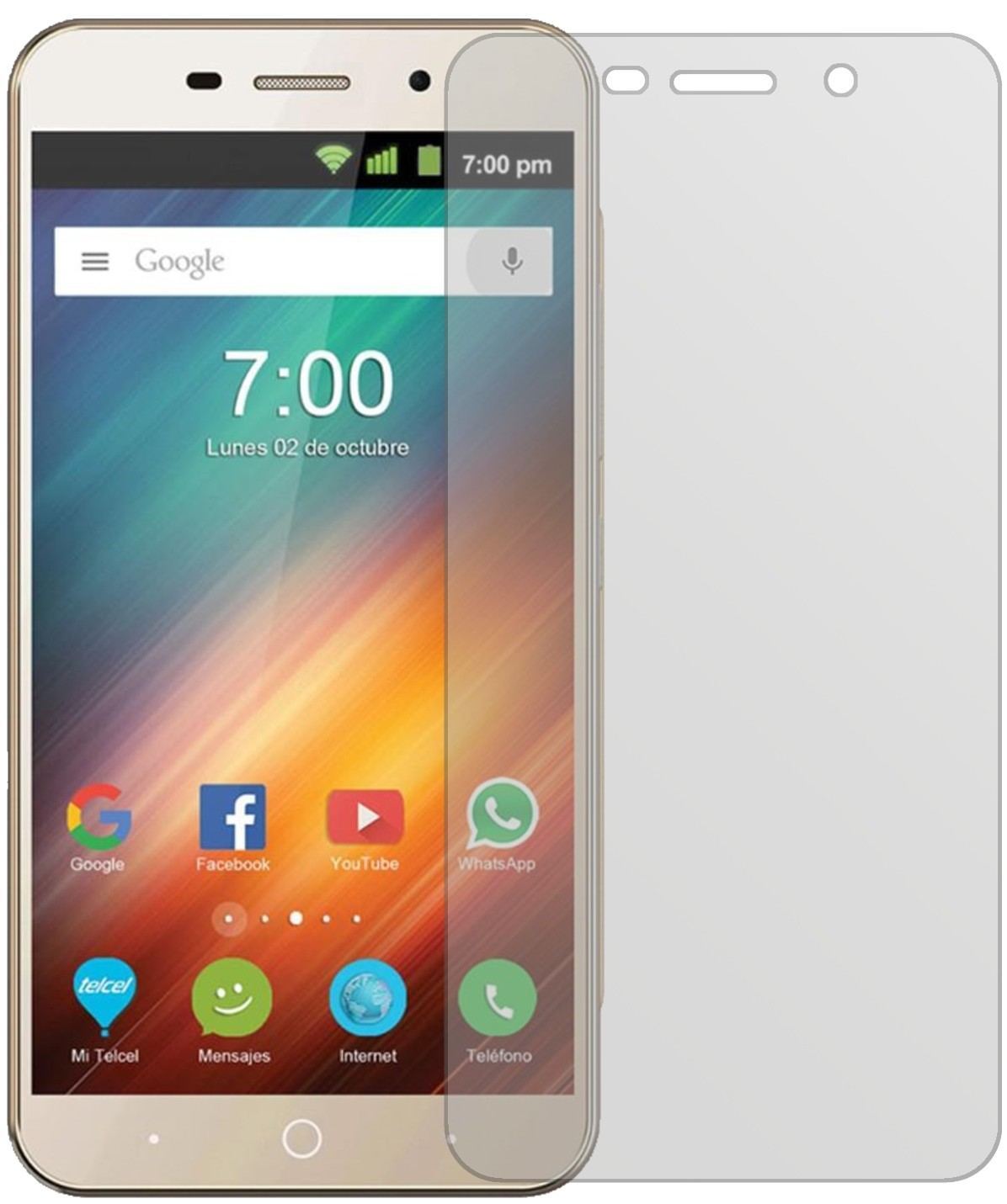 6x Schutzfolie matt für ZTE Blade A602 Display-Sch (2)