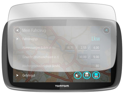 3x Schutzfolie klar für TomTom Pro 7250 Display-Sc (2)