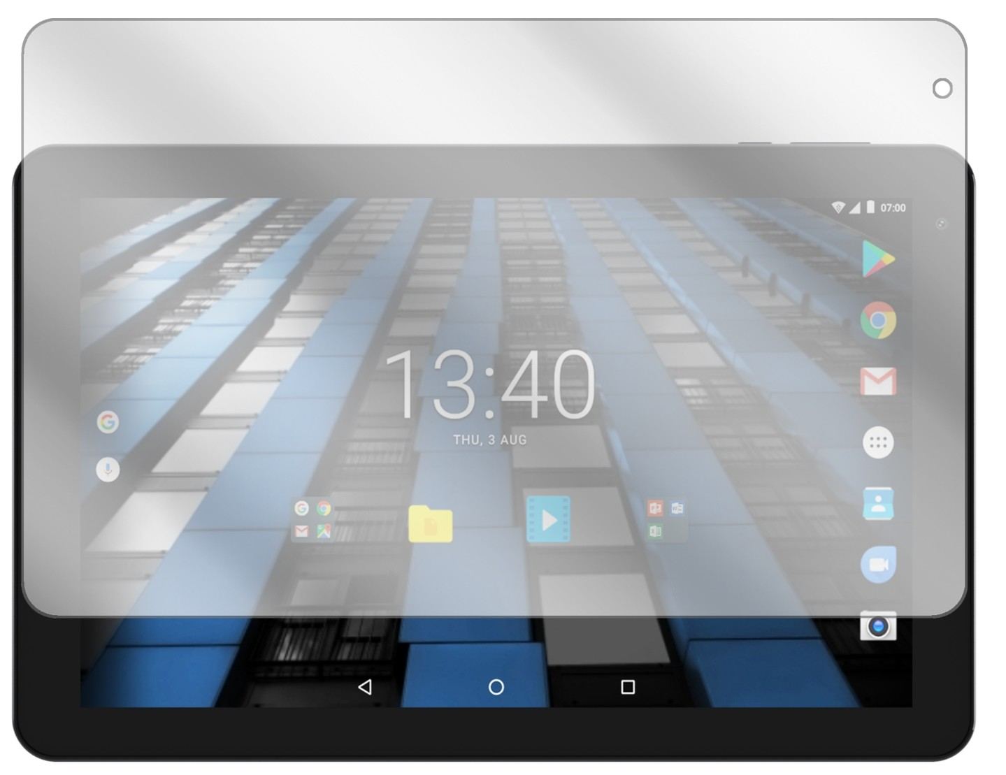 2x Schutzfolie klar für Archos Diamond Tab Display (2)