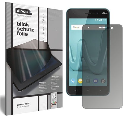 Blickschutzfolie für Wiko Lenny 4 Plus matt Schutz (1)