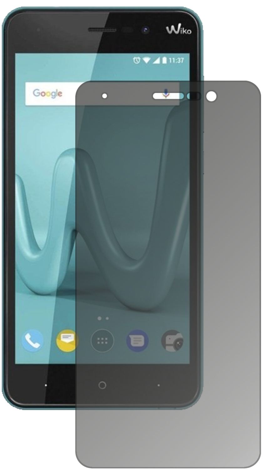 Blickschutzfolie für Wiko Lenny 4 Plus matt Schutz (2)