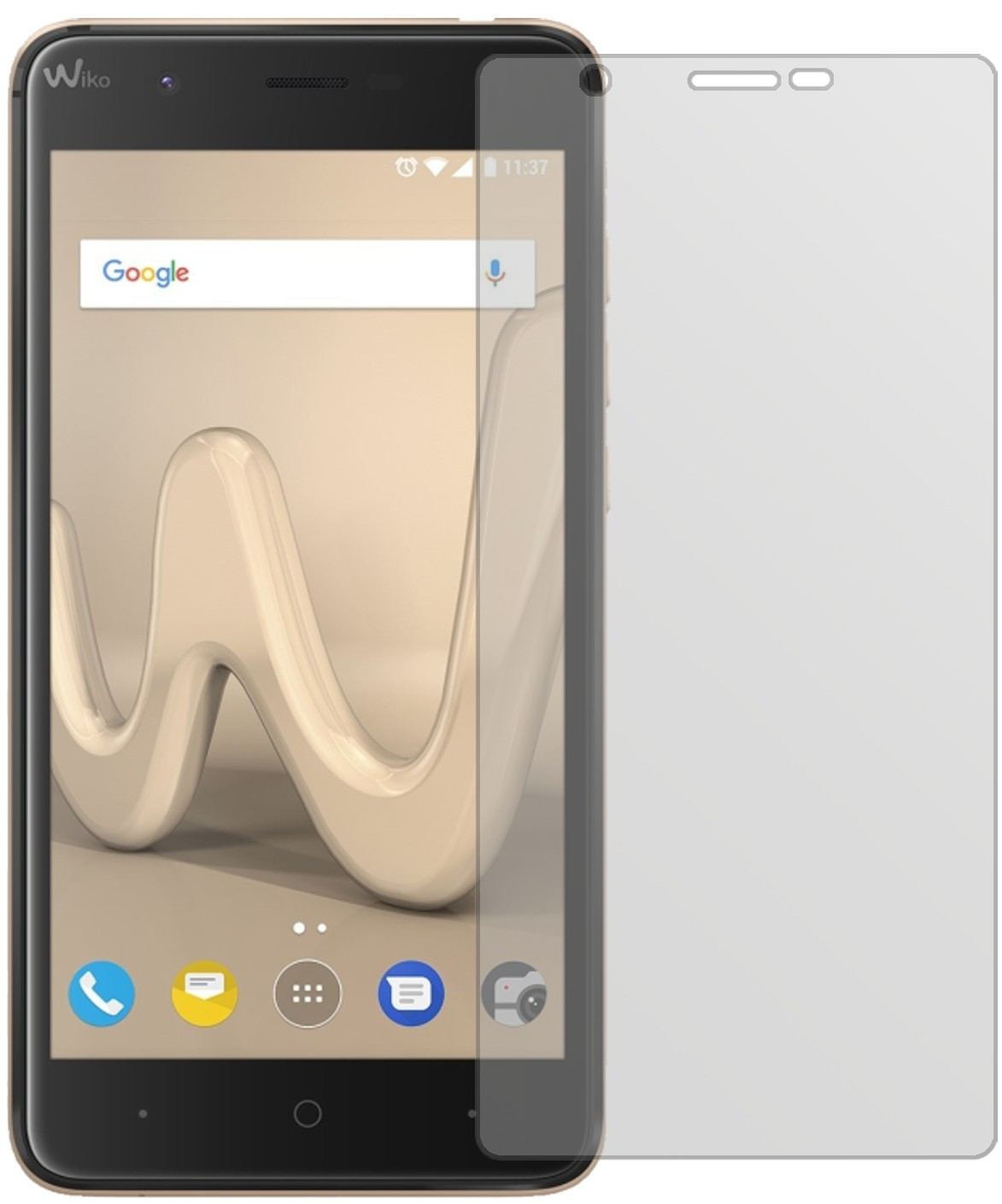6x Schutzfolie matt für Wiko Harry Display-Schutzf (2)