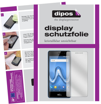 6x Schutzfolie klar für Wiko Tommy 2 Plus Display- (1)