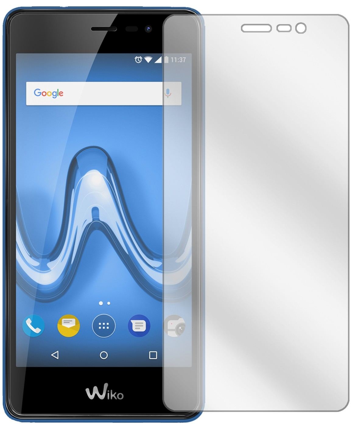 6x Schutzfolie klar für Wiko Tommy 2 Plus Display- (2)