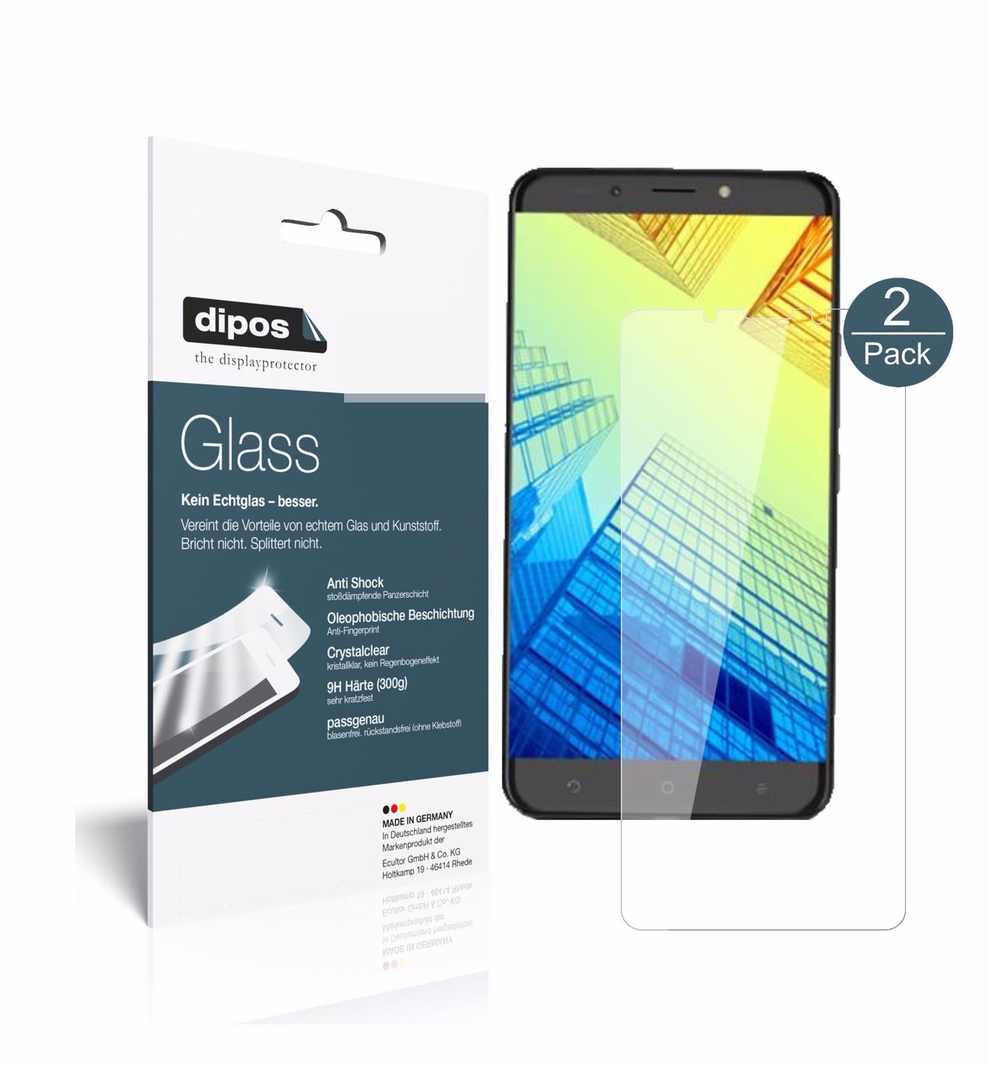 2x 9H Schutzfolie für Alcatel   A7 XL Panzerfolie (1)