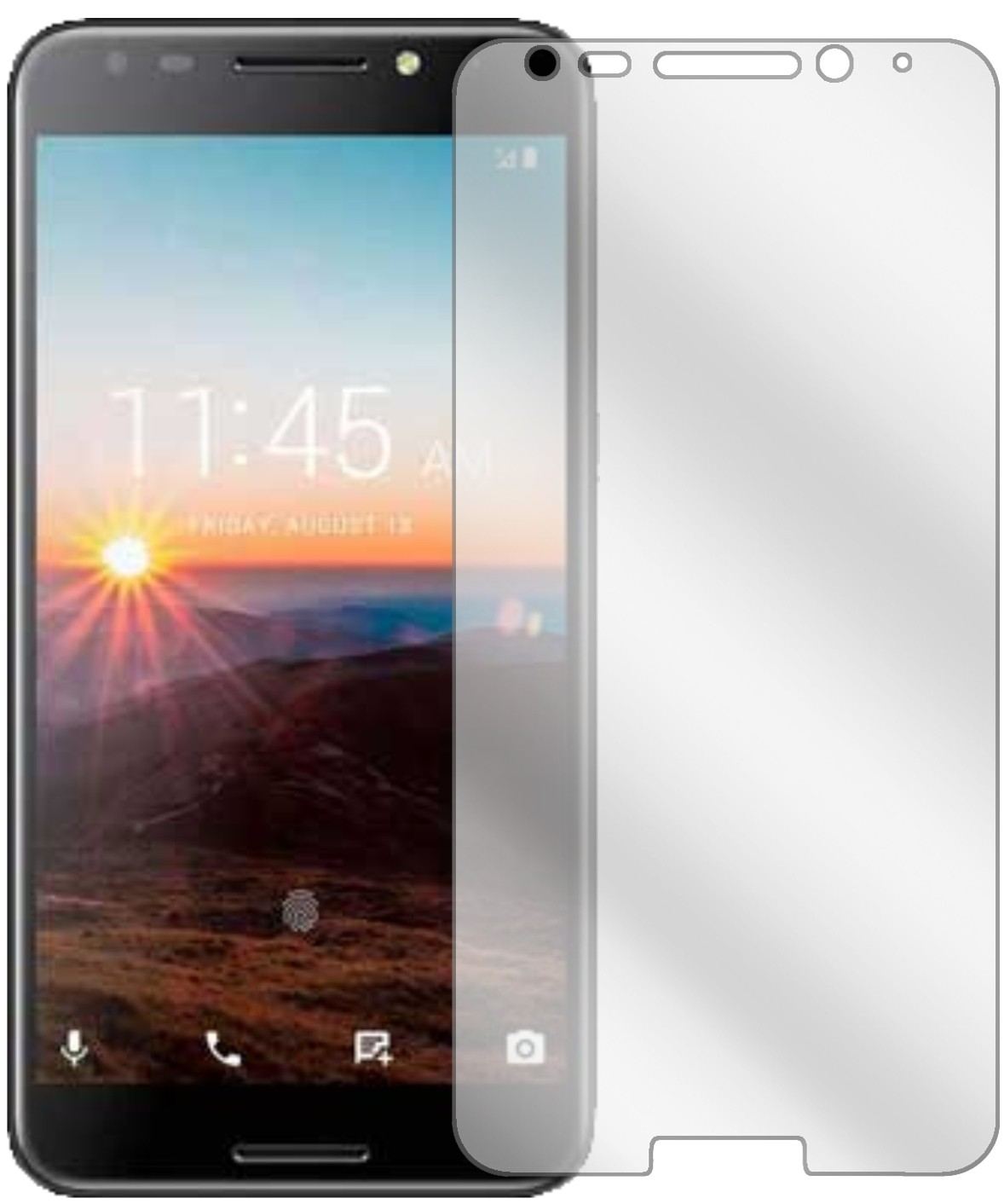 6x Schutzfolie klar für Alcatel   A7 Display-Schut (2)