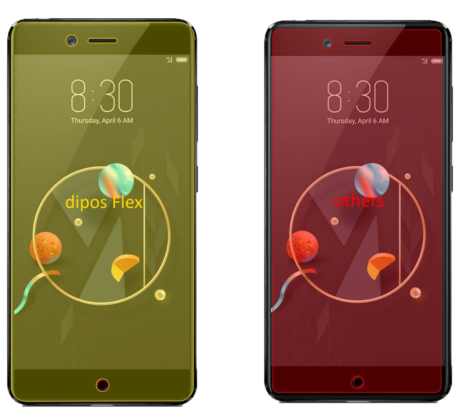 3x 3D Full Cover Schutzfolie für Archos   Diamond  (2)
