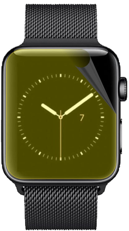 3x 3D Full Cover Schutzfolie für Apple Watch Serie (3)