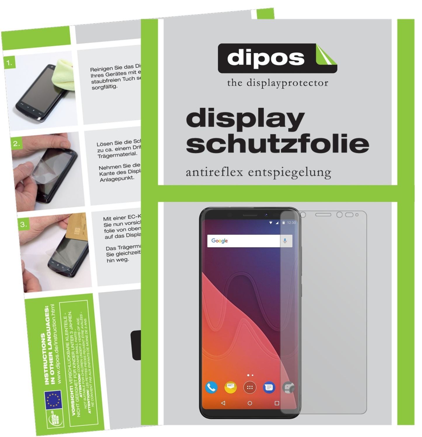 6x Schutzfolie matt für Wiko View Display-Schutzfo (1)