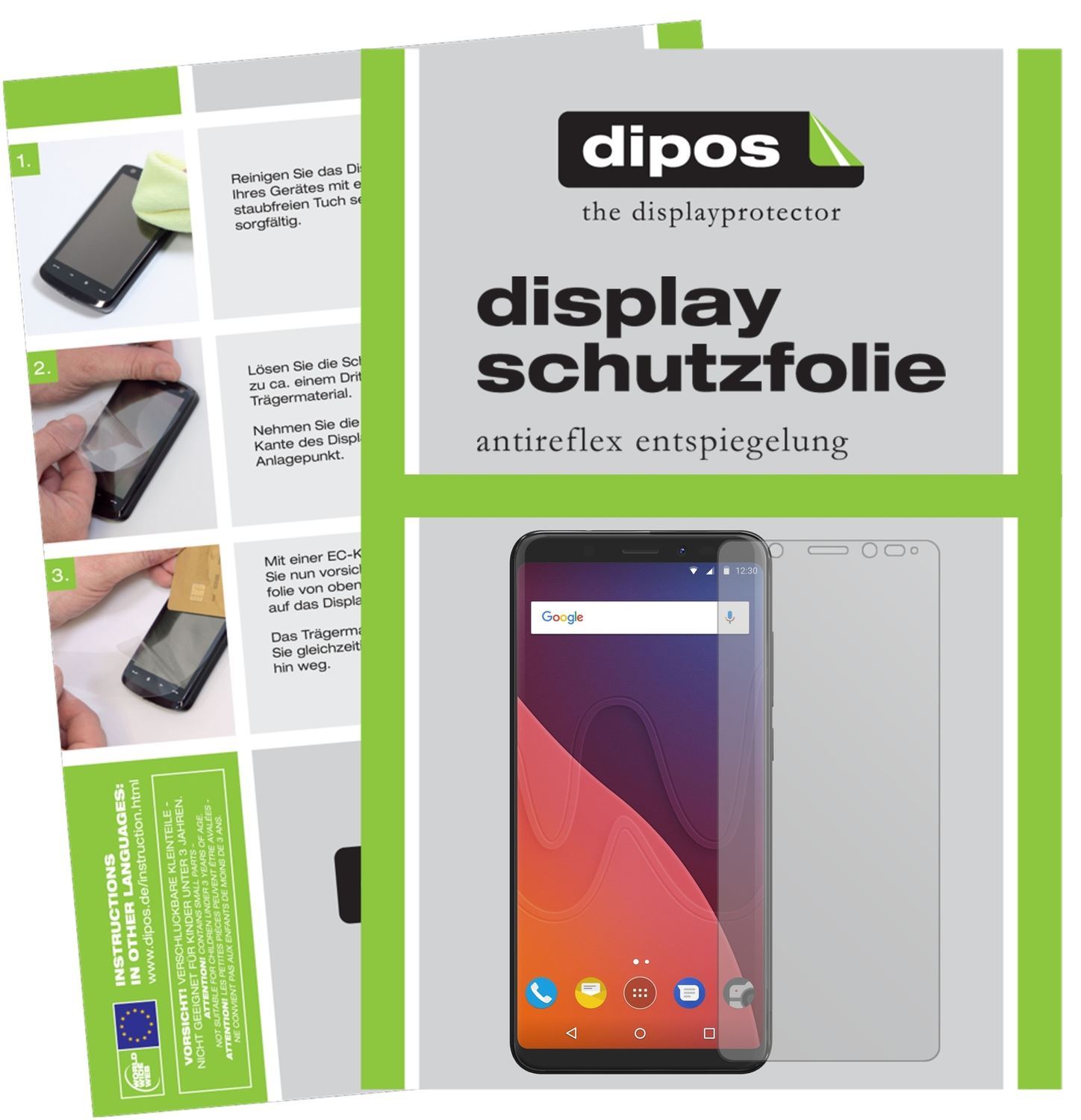 6x Schutzfolie matt für Wiko View Display-Schutzfo (1)