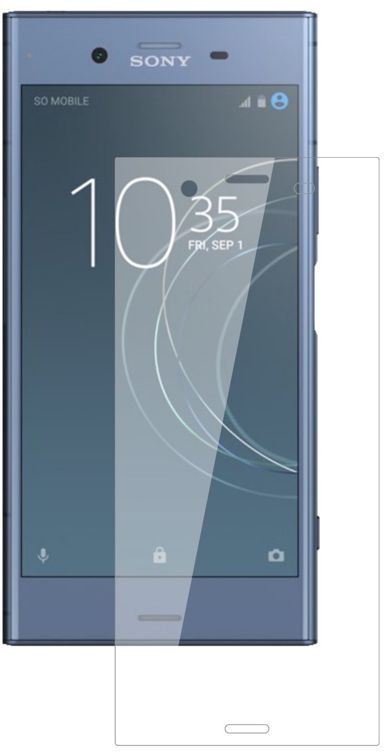 2x 9H Schutzfolie für Sony Xperia XZ1 Panzerfolie (2)