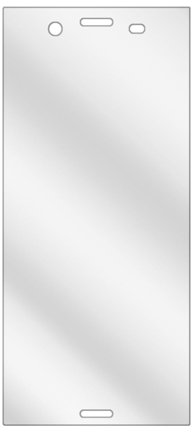 2x Schutzfolie klar für Sony Xperia XZ1 Display-Sc (3)