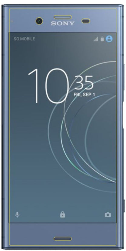 2x Schutzfolie klar für Sony Xperia XZ1 Display-Sc (5)