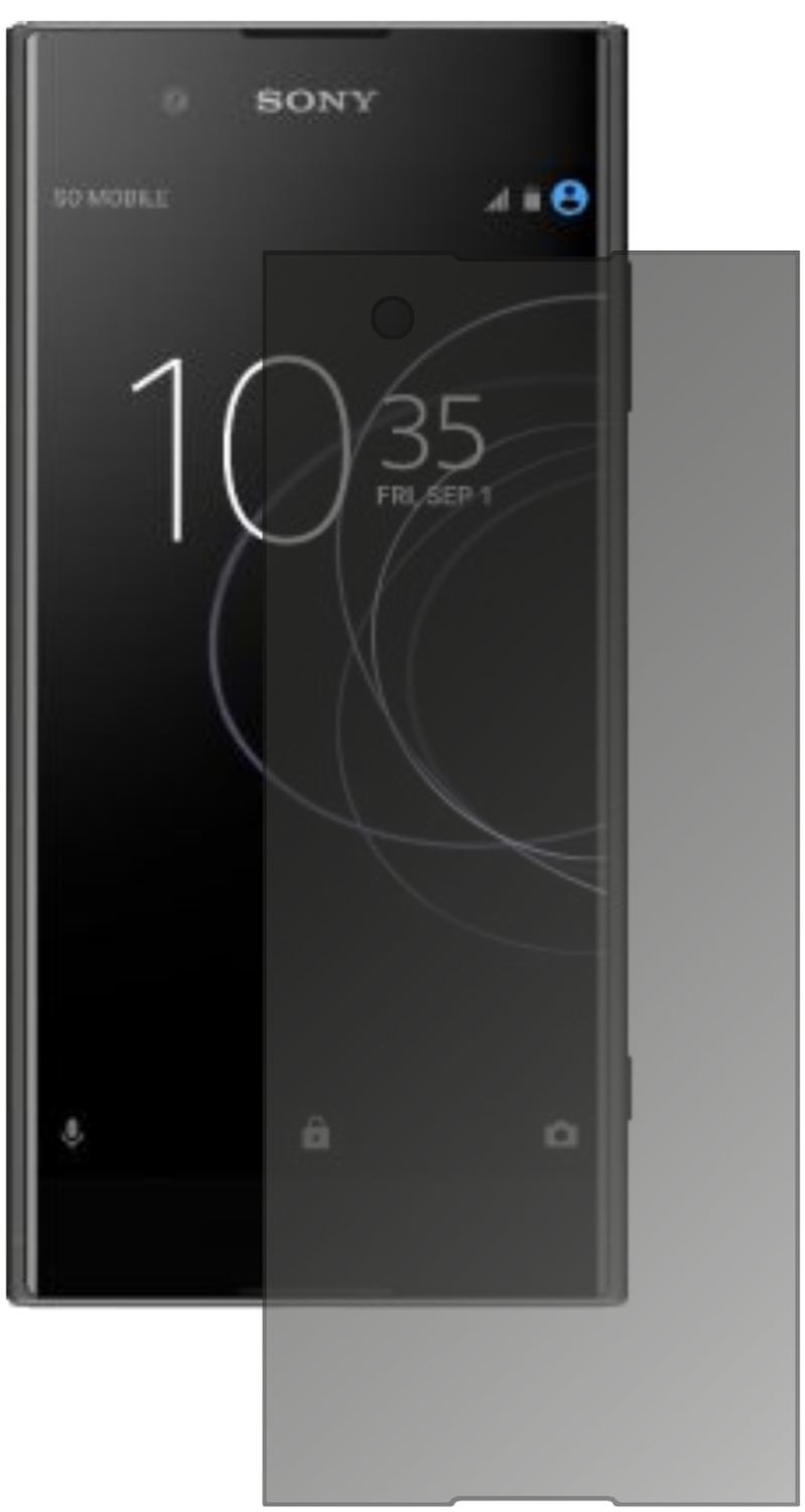 Blickschutzfolie für Sony Xperia XA1 Plus matt Sch (2)