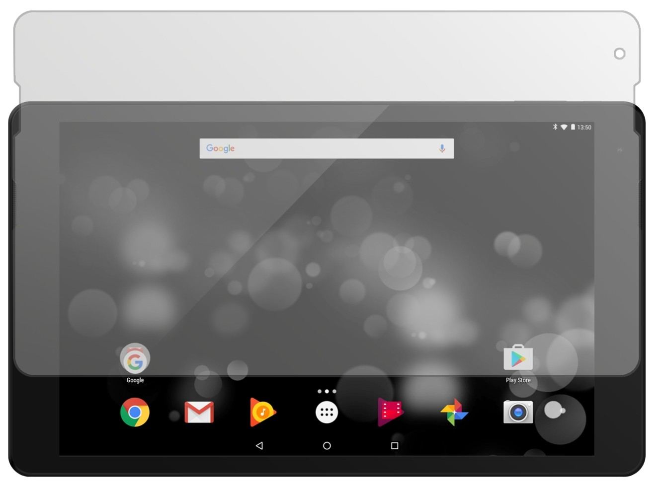 2x Schutzfolie matt für TrekStor PrimeTab P10 Disp (2)