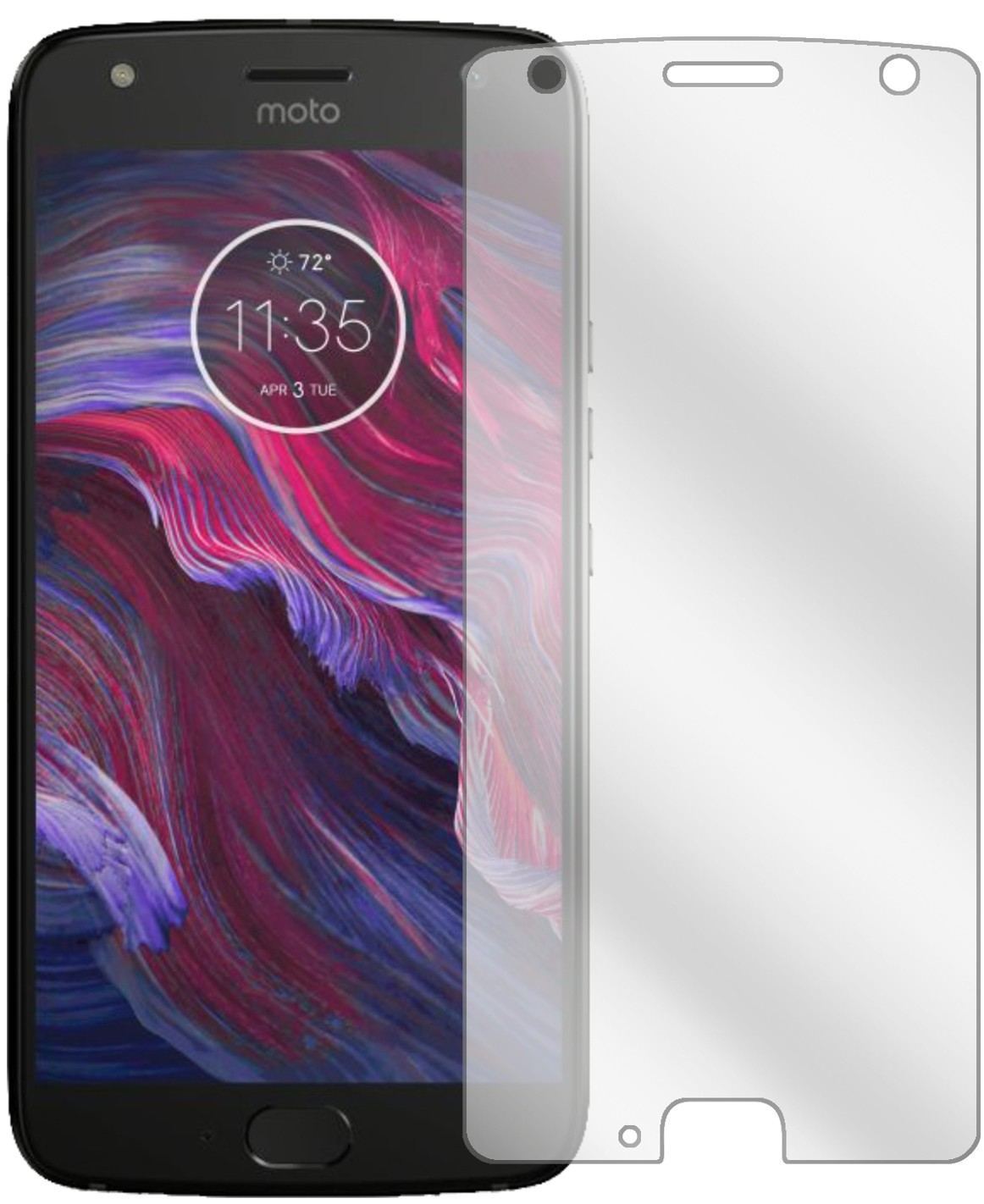 6x Schutzfolie klar für Lenovo Motorola Moto X4 Di (2)