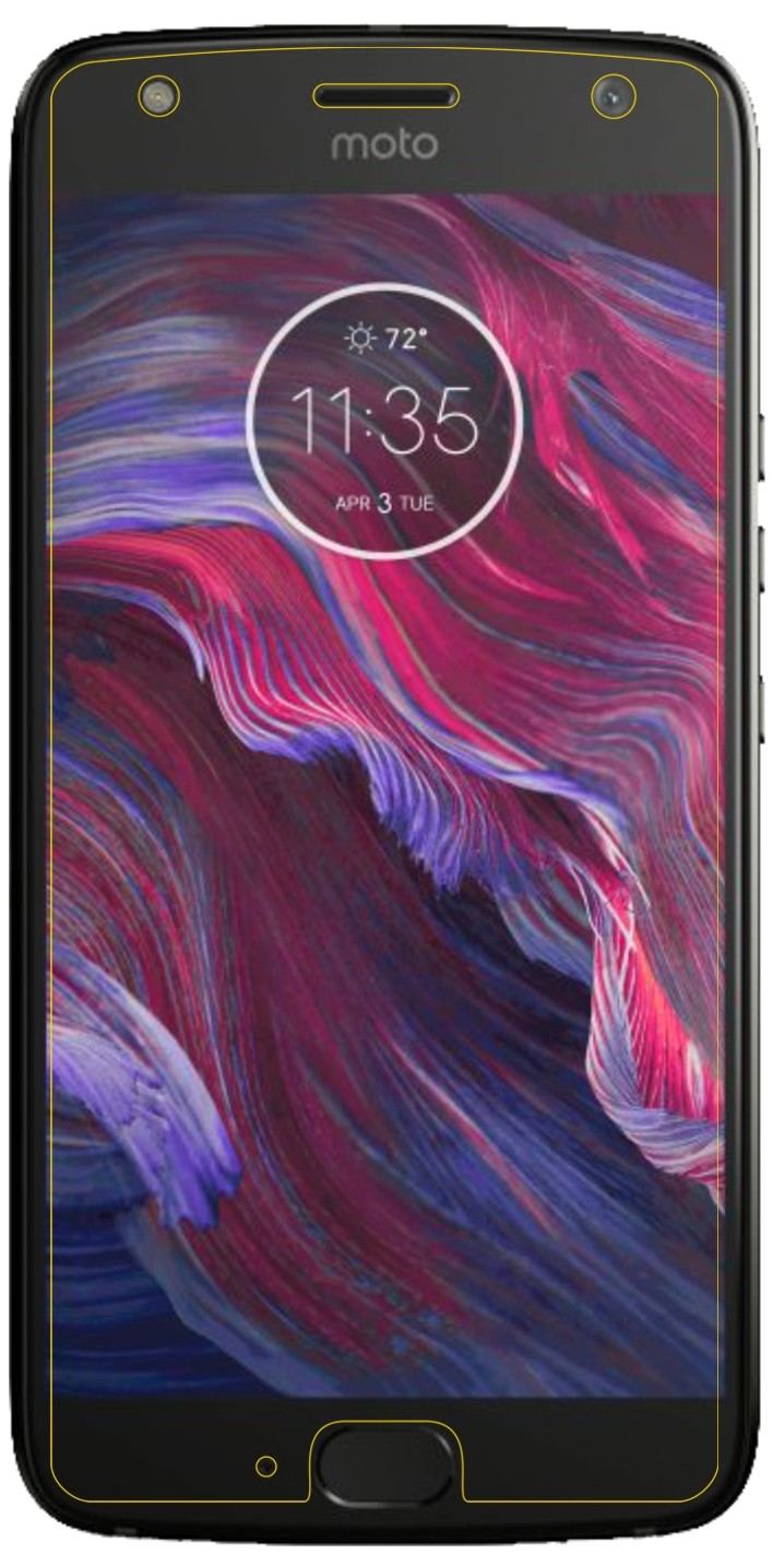 Blickschutzfolie für Lenovo Motorola Moto X4 matt  (5)