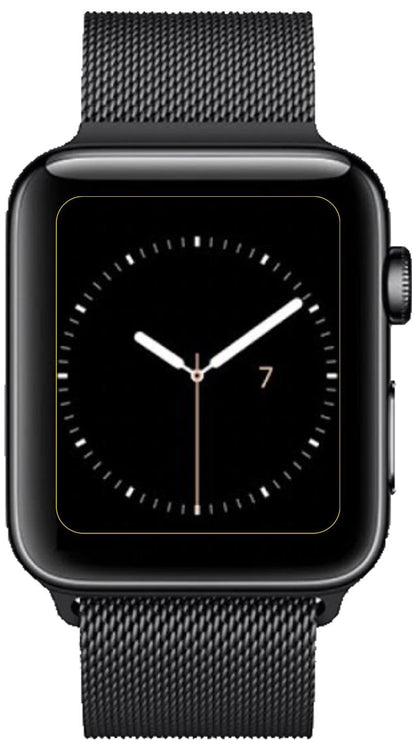 6x Schutzfolie matt für Apple Watch Series 3 42mm  (6)