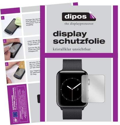 6x Schutzfolie klar für Apple Watch Series 3 38mm  (1)