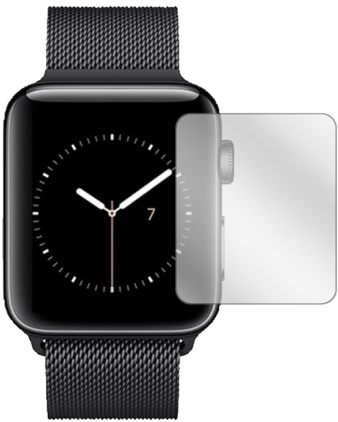 6x Schutzfolie klar für Apple Watch Series 3 38mm  (2)