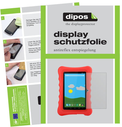 2x Schutzfolie matt für GBtiger L701 Kinder Tablet (1)