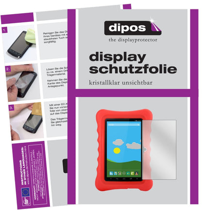 2x Schutzfolie klar für GBtiger L701 Kinder Tablet (1)