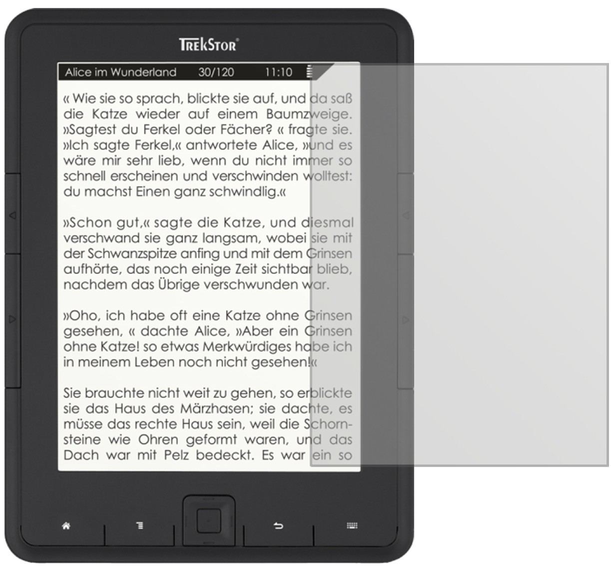 2x Schutzfolie matt für TrekStor eBook Reader Pyru (2)
