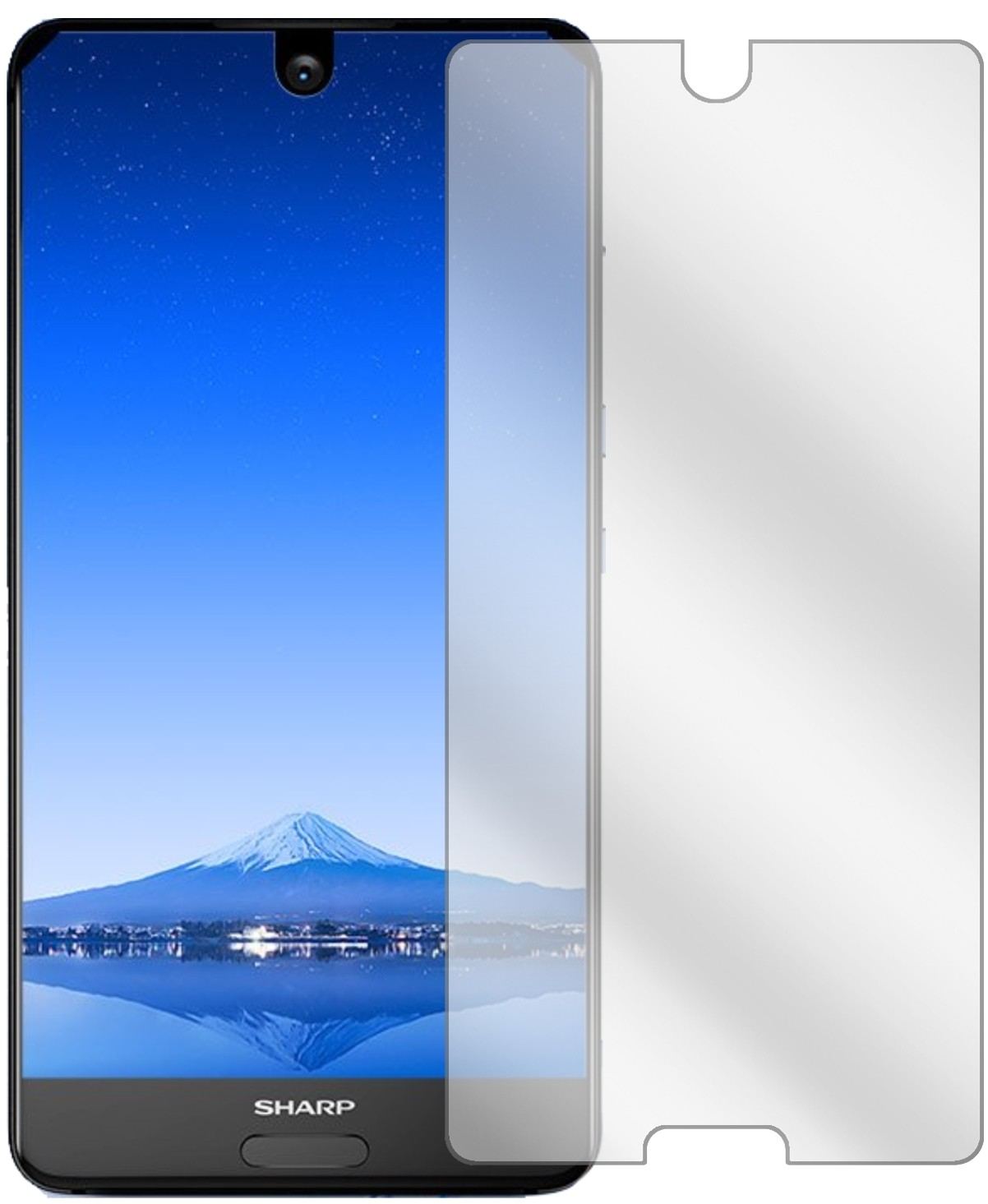 6x Schutzfolie klar für Sharp Aquos S2 Display-Sch (2)