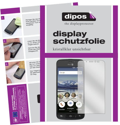 6x Schutzfolie klar für Doro 8040 Display-Schutzfo (1)