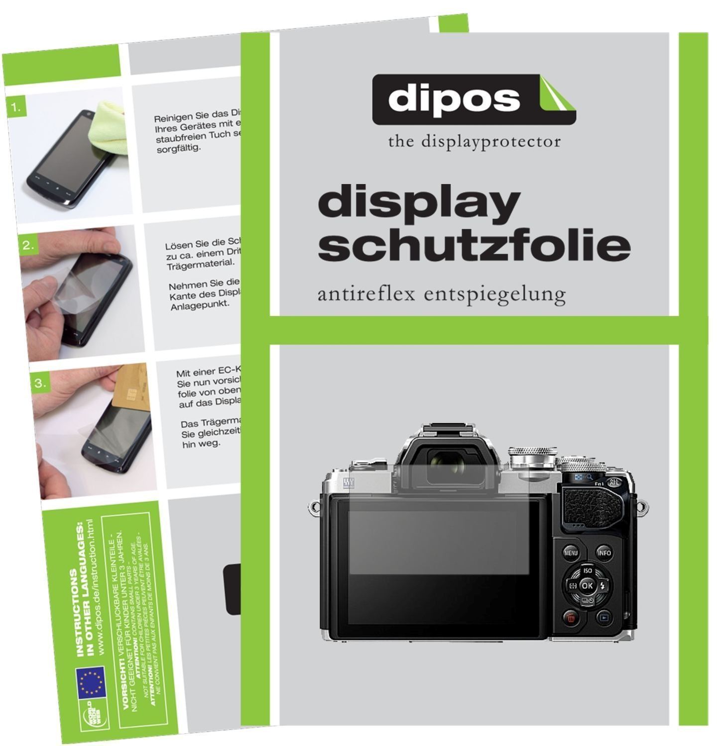 6x Schutzfolie matt für Olympus OM-D E-M10 Mark II (1)