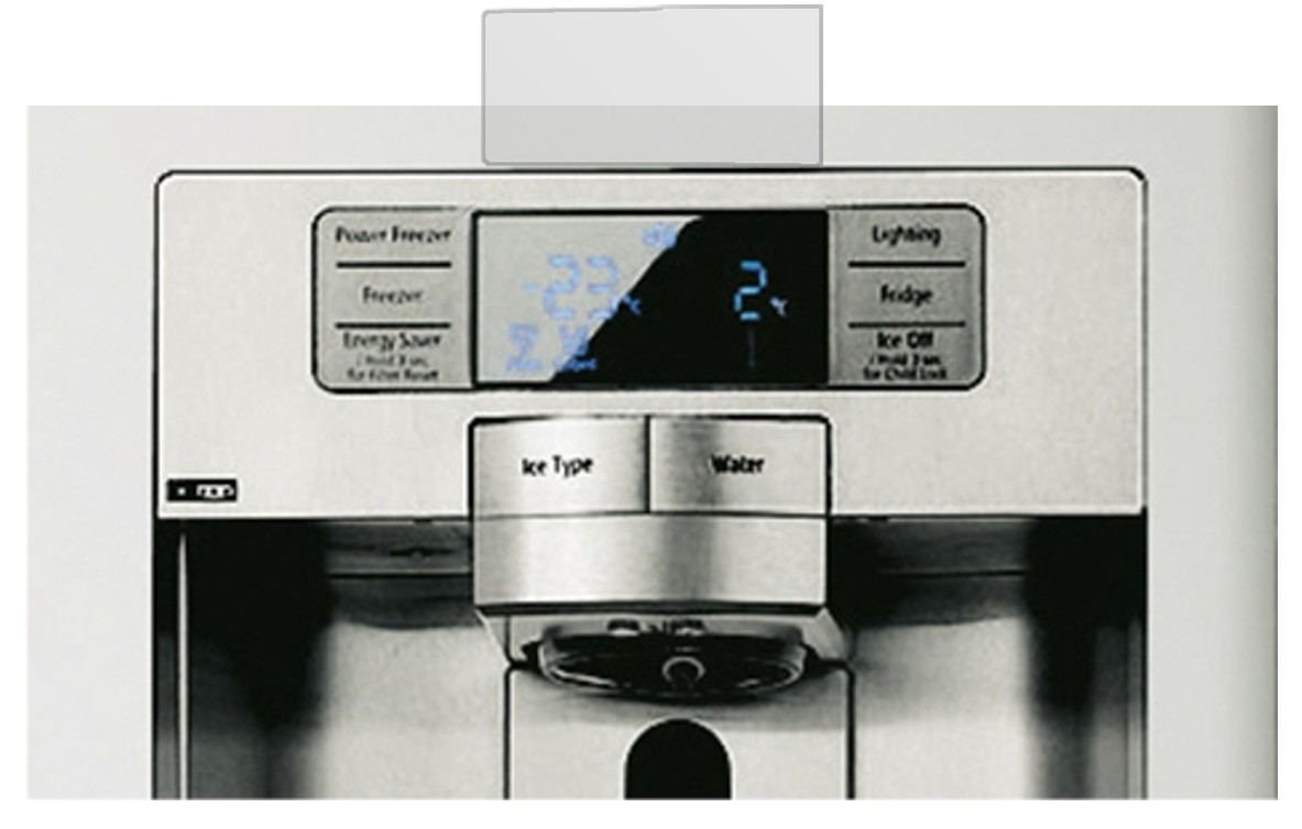 2x Schutzfolie matt für Samsung RS6A782GDSR/EG Dis (2)