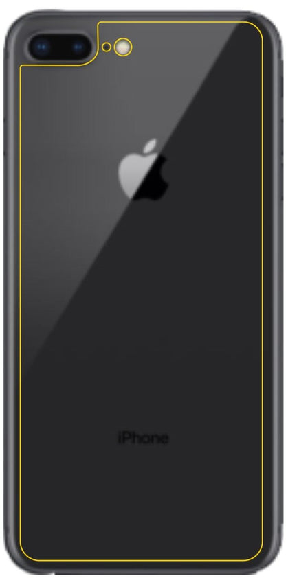 6x Schutzfolie matt für Apple iPhone 8 Plus Rückse (6)