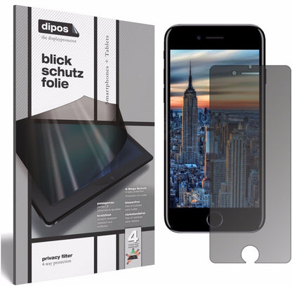 Blickschutzfolie für Apple iPhone 8 Plus matt Schu (1)