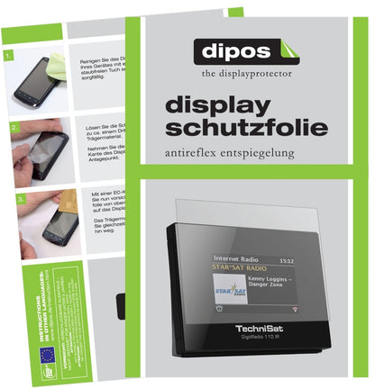3x Schutzfolie matt für TechniSat DigitRadio 110 I (1)