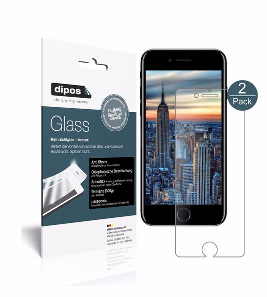 2x 9H Schutzfolie matt für Apple iPhone 8 Panzerfo (1)