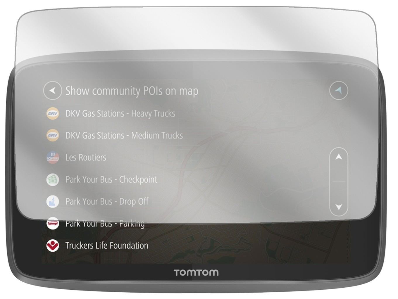 3x Schutzfolie klar für TomTom Go Professional 625 (2)