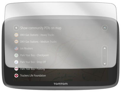 3x Schutzfolie klar für TomTom Go Professional 625 (2)