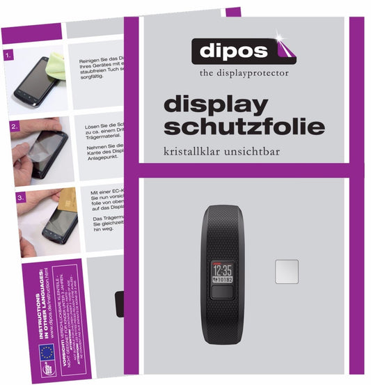 6x Schutzfolie klar für Garmin Vivofit 3 Display-S (1)