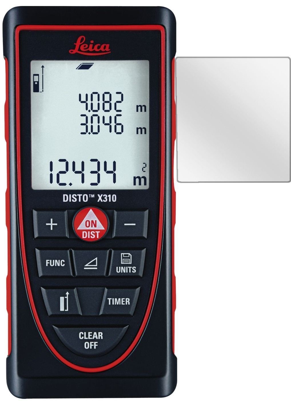 3x Schutzfolie klar für Leica DISTO X310 Display-S (2)