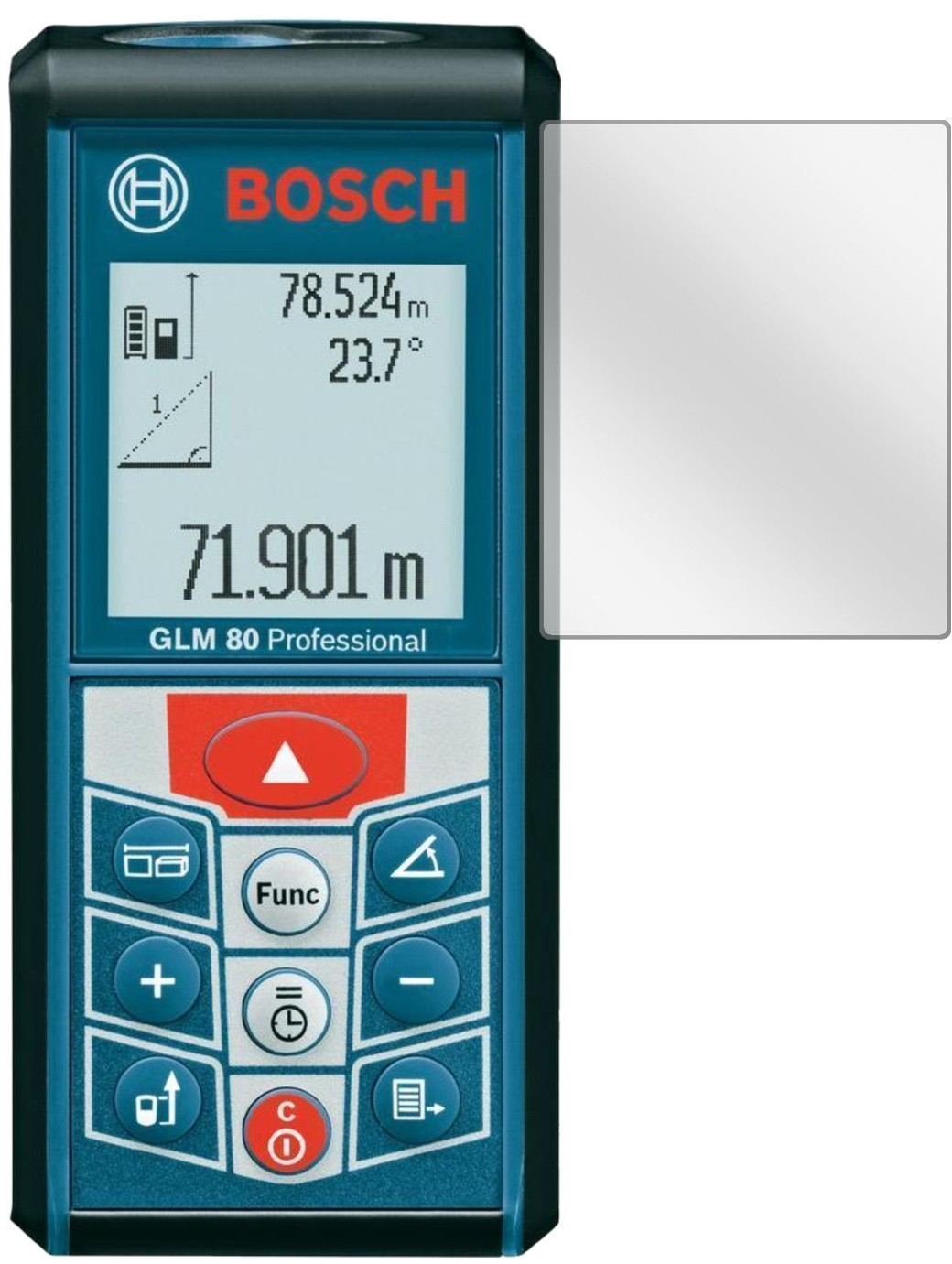 3x Schutzfolie klar für Bosch Professional GLM 80  (2)