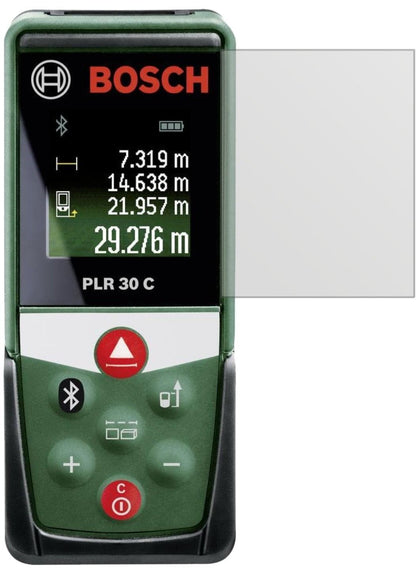 3x Schutzfolie matt für Bosch PLR 30 C Display-Sch (2)
