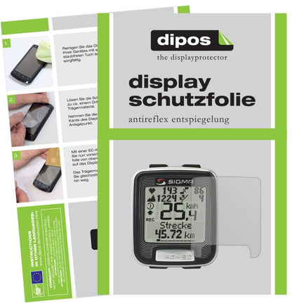 3x Schutzfolie matt für Sigma Rox 9.0 Display-Schu (1)