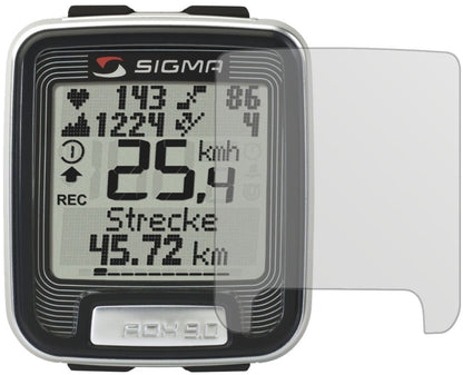 3x Schutzfolie matt für Sigma Rox 9.0 Display-Schu (2)