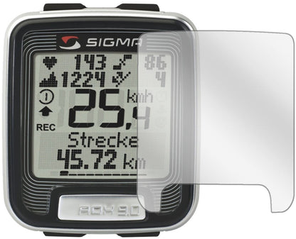 3x Schutzfolie klar für Sigma Rox 9.0 Display-Schu (2)